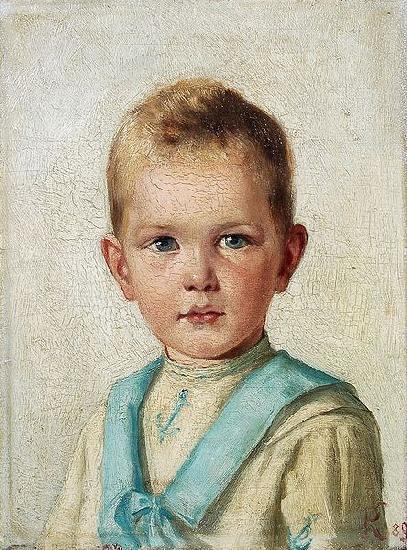unknow artist Portrait des jungen William Charles Knoop Germany oil painting art